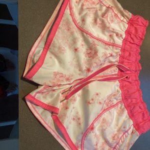 Women's Large Pink Floral Lululeman Shorts